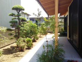 岡山のエクステリア施工事例　Ｏ様邸　植栽造園工事